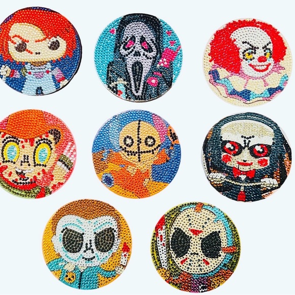 Horror Diamond Coasters - Picture 3 of 3
